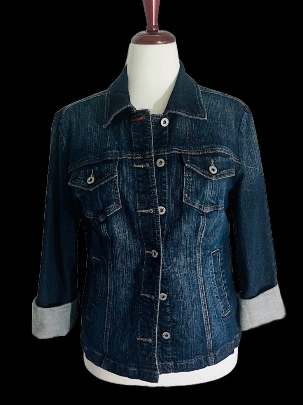 Tommy Hilfiger structured dark denim blazer - size L